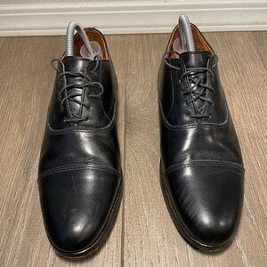 Rancourt  & Co Mens Black  Leather Oxfords Size 10 D